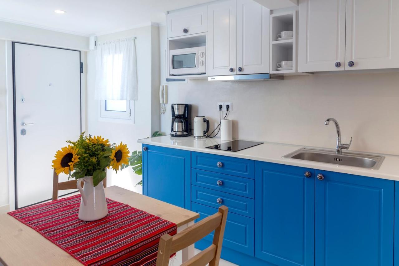 Blue And White Apartment Vipgreece Aten Exteriör bild
